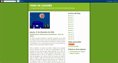 Desktop Screenshot of forodeleganes.blogspot.com