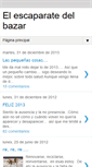 Mobile Screenshot of elescaparatedelbazar.blogspot.com