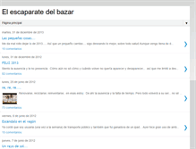 Tablet Screenshot of elescaparatedelbazar.blogspot.com