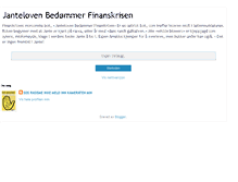 Tablet Screenshot of jantelovenbedmmerfinanskrisen.blogspot.com