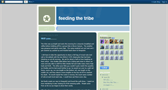 Desktop Screenshot of feeding-the-tribe.blogspot.com