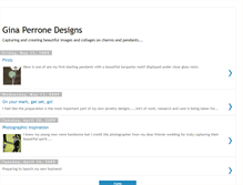 Tablet Screenshot of ginaperronedesigns.blogspot.com