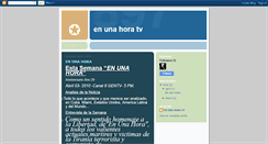 Desktop Screenshot of enunahoratv.blogspot.com