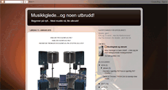 Desktop Screenshot of musikkgledeogutbrudd.blogspot.com