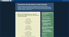 Desktop Screenshot of documentosmovimientoarmadosocialista.blogspot.com