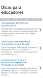 Mobile Screenshot of dicasparaeducadores-mira.blogspot.com