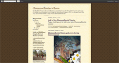 Desktop Screenshot of dhammadharinivihara.blogspot.com