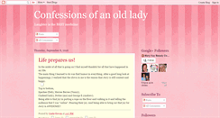 Desktop Screenshot of confessionsofanoldlady.blogspot.com