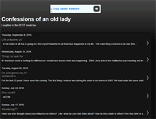 Tablet Screenshot of confessionsofanoldlady.blogspot.com