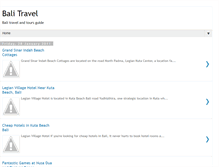 Tablet Screenshot of newbalitravel.blogspot.com