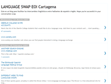 Tablet Screenshot of eoicartagenalanguageswap.blogspot.com