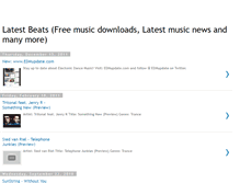 Tablet Screenshot of latest-beats.blogspot.com
