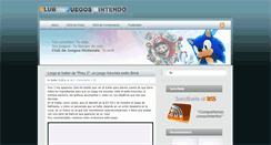 Desktop Screenshot of club-de-juegos-nintendo.blogspot.com