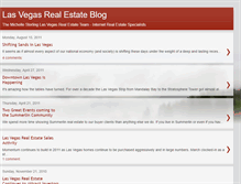 Tablet Screenshot of lasvegasrealestateblog.blogspot.com