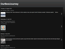 Tablet Screenshot of ourbestjourney.blogspot.com