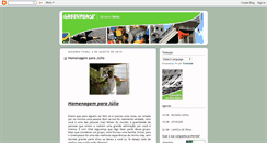 Desktop Screenshot of greenpeacessa.blogspot.com