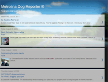 Tablet Screenshot of dogreporter.blogspot.com