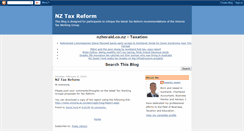 Desktop Screenshot of nztaxreform.blogspot.com