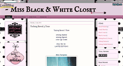 Desktop Screenshot of missblackandwhitecloset.blogspot.com