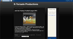 Desktop Screenshot of ktornadoproductions.blogspot.com