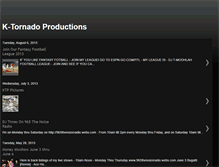 Tablet Screenshot of ktornadoproductions.blogspot.com