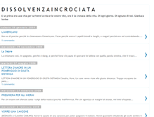 Tablet Screenshot of dissolvenzaincrociata.blogspot.com