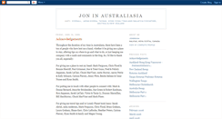 Desktop Screenshot of joninaustraliasia.blogspot.com