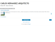 Tablet Screenshot of carloshernandezarquitecto.blogspot.com
