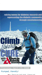Mobile Screenshot of climbforthecure.blogspot.com