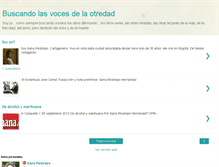 Tablet Screenshot of buscandolasvocesdelaotredad.blogspot.com