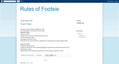 Desktop Screenshot of footsierules.blogspot.com