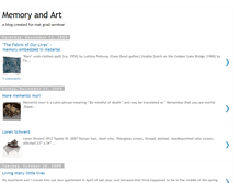 Tablet Screenshot of memory-and-art.blogspot.com