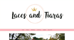 Desktop Screenshot of lacesandtiaras.blogspot.com