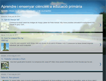 Tablet Screenshot of cienciaescolarprimaria.blogspot.com