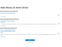 Tablet Screenshot of moneyathomeformula.blogspot.com