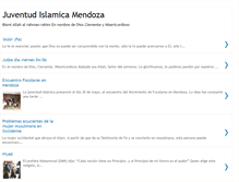 Tablet Screenshot of juventudislamicamza.blogspot.com