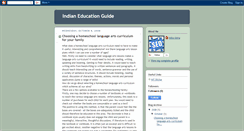 Desktop Screenshot of indiaeducationguide.blogspot.com