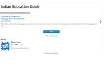Tablet Screenshot of indiaeducationguide.blogspot.com