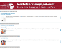 Tablet Screenshot of nextelperu.blogspot.com