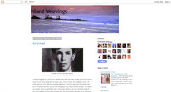 Desktop Screenshot of islandweavings.blogspot.com