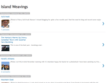 Tablet Screenshot of islandweavings.blogspot.com