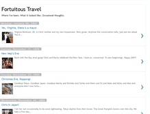 Tablet Screenshot of fortuitoustravel.blogspot.com