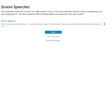 Tablet Screenshot of groomspeeches.blogspot.com