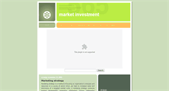 Desktop Screenshot of marketinvesment.blogspot.com