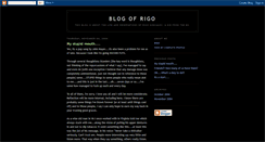 Desktop Screenshot of blogofrigo.blogspot.com