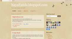 Desktop Screenshot of nayafanda.blogspot.com