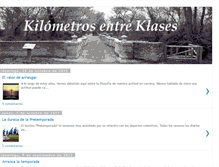 Tablet Screenshot of kilometrosentreklases.blogspot.com