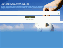 Tablet Screenshot of couponnewbiecoupons.blogspot.com