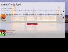 Tablet Screenshot of mamaafricasfood.blogspot.com