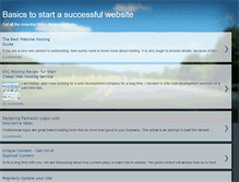 Tablet Screenshot of basicsforwebsite.blogspot.com